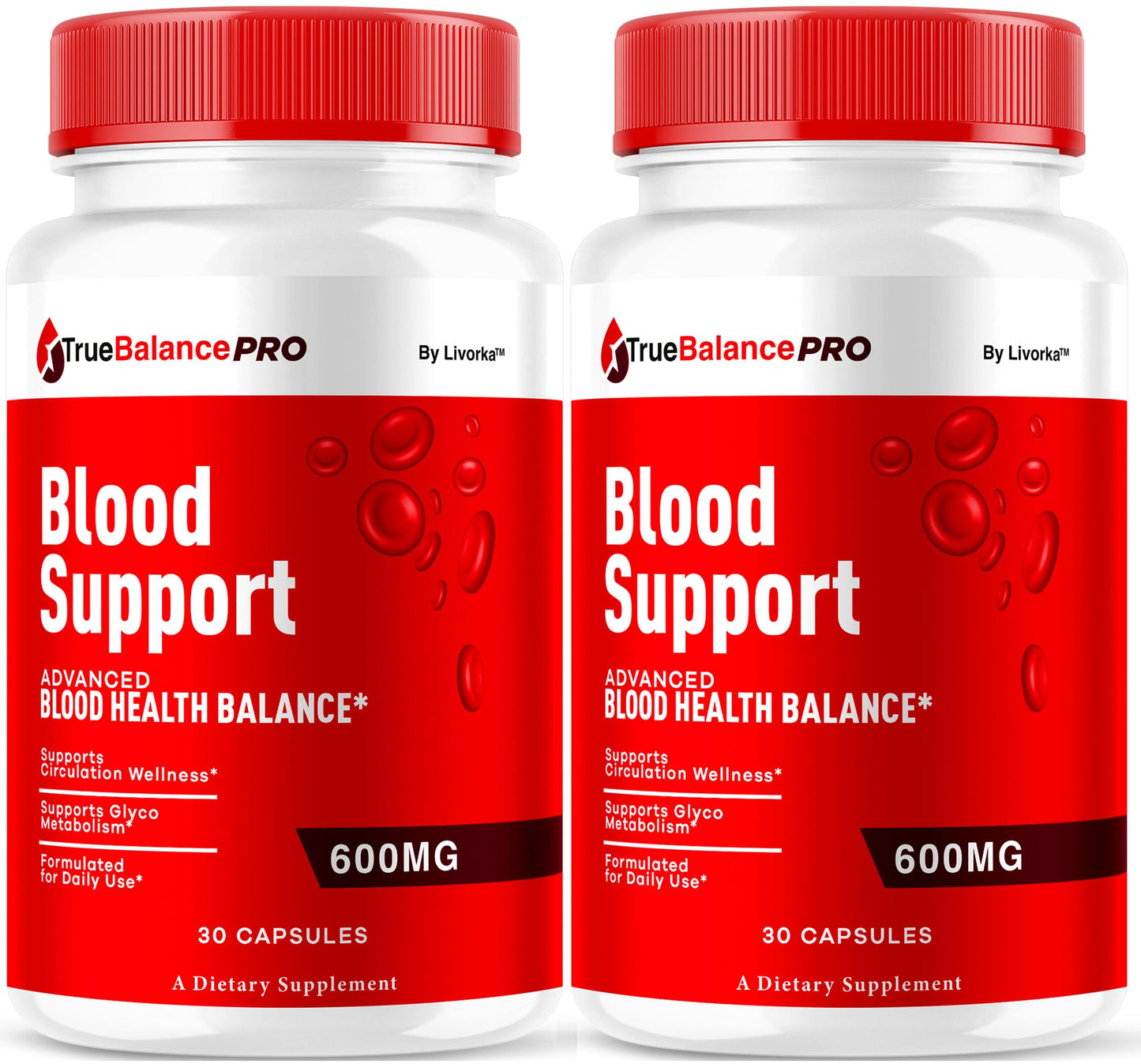 True Balance Blood Support Pro Glycogen Capsules - 2 Pack, Maximum Strength