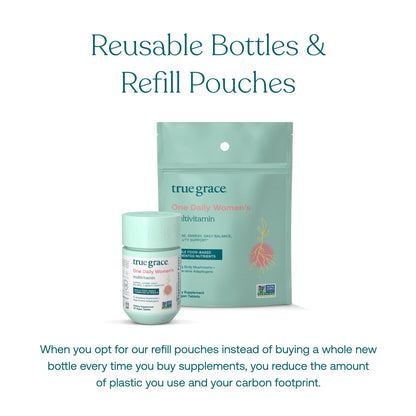 True Grace One Daily Women's Multivitamin & Probiotic - 30-Day Supply | Gluten Free & Organic