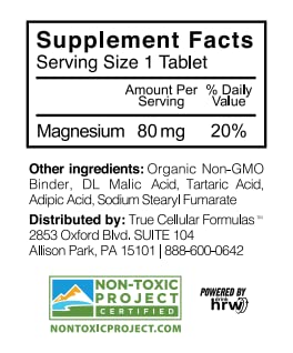 True Cellular Formulas Fastonic Molecular Hydrogen - 60 Servings (60 Tablets) | Non-GMO, Gluten & Soy Free