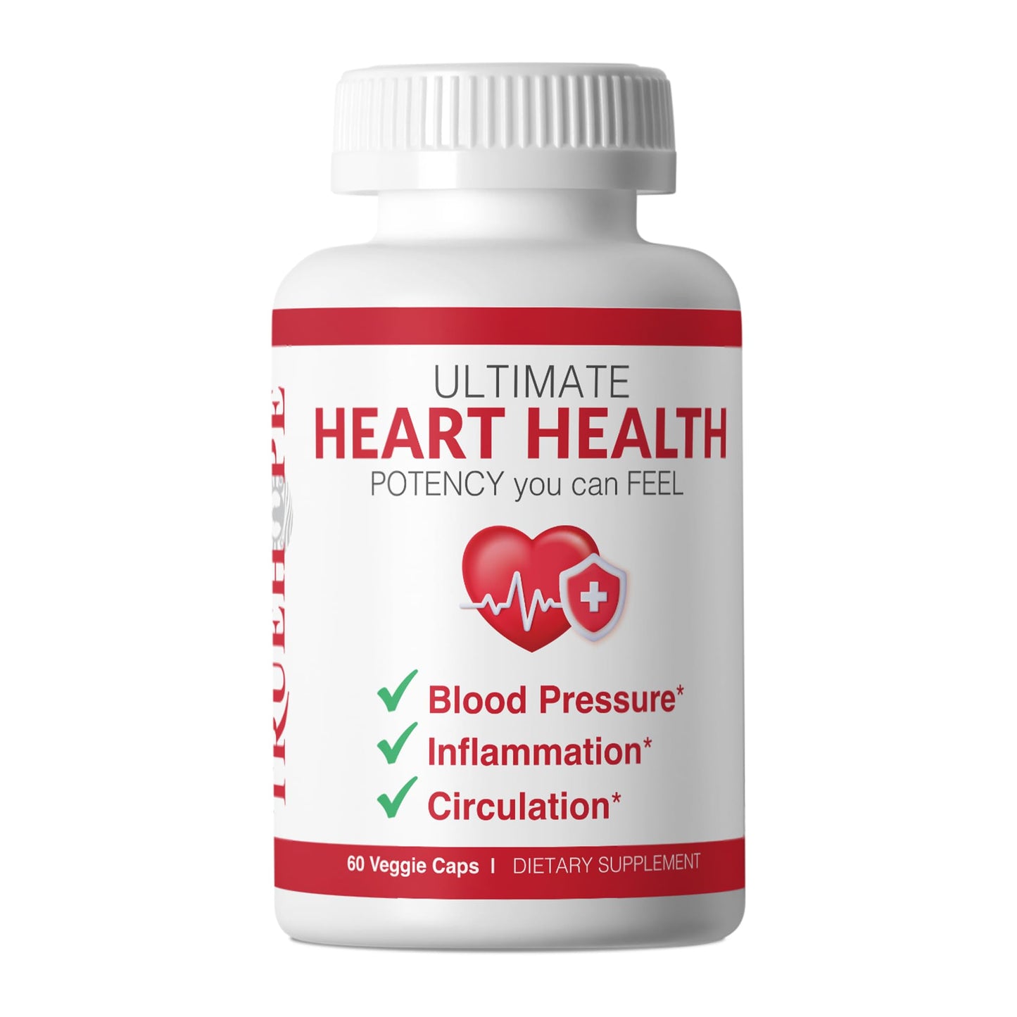 Truehope 27-in-1 Ultimate Heart Health Supplement | Blood Pressure, Circulation, Heart Function Support | Potency You Can Feel Day 1 | Hawthorn, Motherwort, Inositol, Mistletoe | + Advanced Chelation