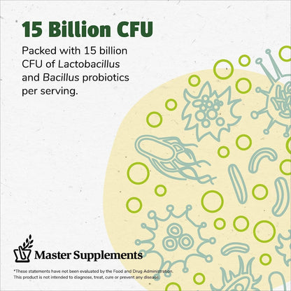 TruFlora Master Supplements – Probiotic & Enzyme Blend for Gut Health & Energy (64 Servings, Gluten Free)