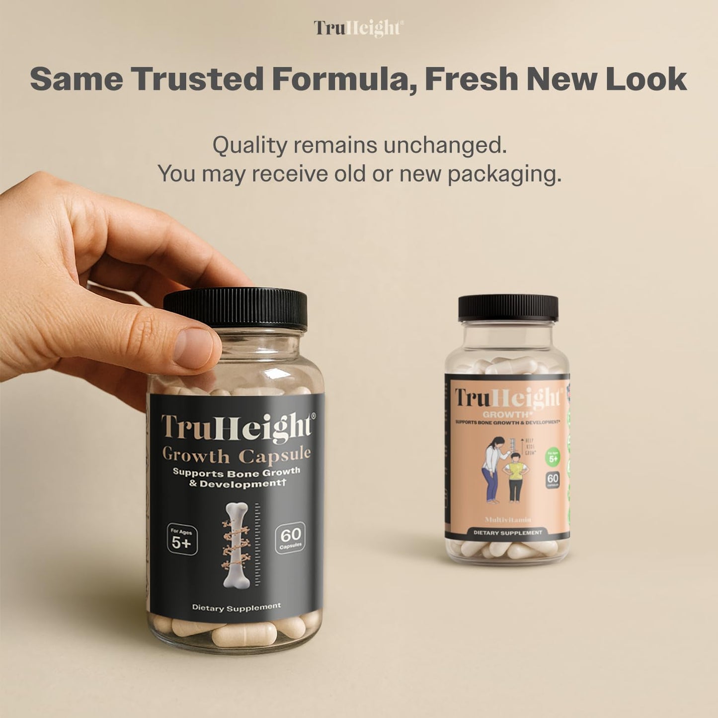 TruHeight Growth Capsules for Kids & Teens — Natural Bone Support