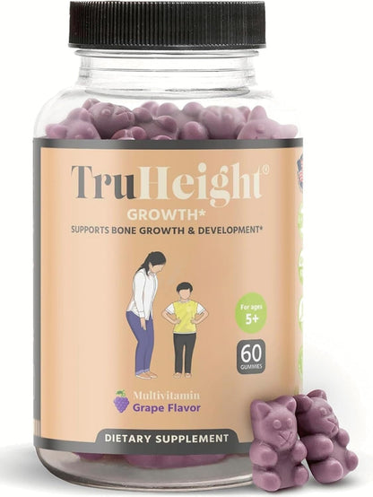 TruHeight Growth Gummies (Grape) – Natural Growth Support for Kids & Teens