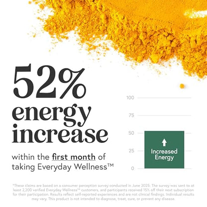 TRULEAN Everyday Wellness Shot Powder – Turmeric, Ginger & Vitamin C Immunity Support, 30 Citrus Packets