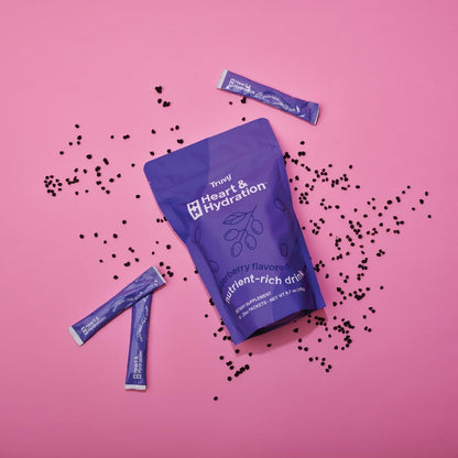 Truvy Heart & Hydration - Elderberry | Sugar-Free Electrolyte Drink