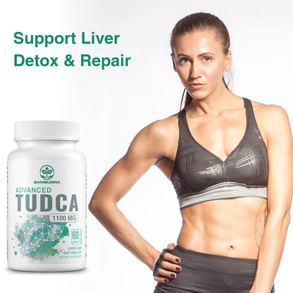 TUDCA 1100mg – Ultra Strength Liver Support (360 Capsules, Pack of 6)