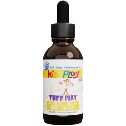Systemic Formulas TUFF PLAY Kids Immune Support Supplement 2 Fl Oz – Vitamin C, D3 & Zinc #530