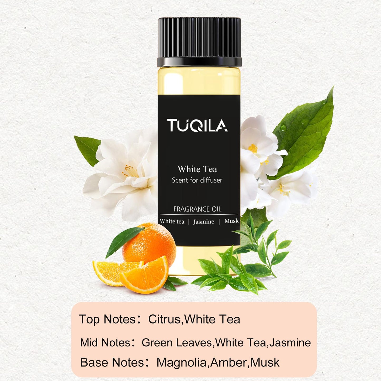Tuqila Hotel Luxury Waterless Diffuser Set – 3x20ml My Way, White Tea & Infinity