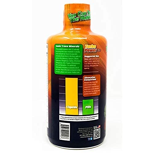 Turbo Power Liquid Vitamin Plus – 47 Vitamins, Enzymes, D3, C, A & Zinc for All Ages