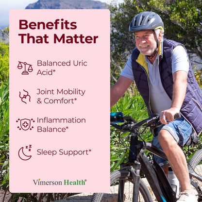 Vimerson Health Turmeric Curcumin with Tart Cherry & Celery Seed - Joint Support, Uric Balance, Sleep Aid - 120 Capsules