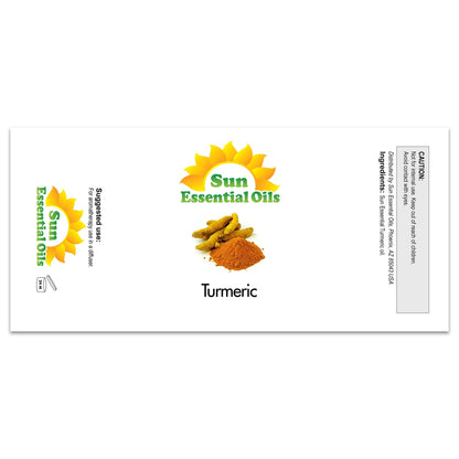 Sun Essential Oils Turmeric Essential Oil 16oz | Aromatherapy, Calming & DIY