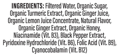 Turmeric Time Turmeric Shots – Ginger, Citrus & Honey, 12 Pack | Non-GMO