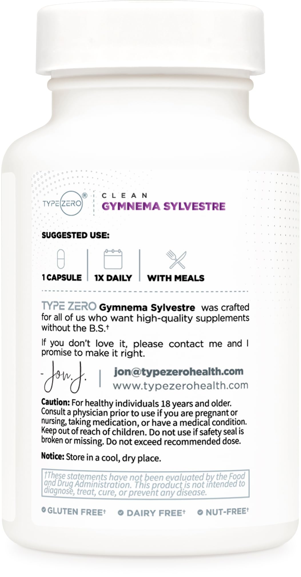 Type Zero Clean Gymnema Sylvestre Capsules – 120 Servings, 3,500 MG/Serving | Non-GMO, Gluten Free