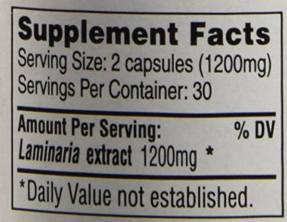 U-Fn U-Fucoidan Extract 60 Caps 600 mg | Laminaria Japonica Seaweed Supplement