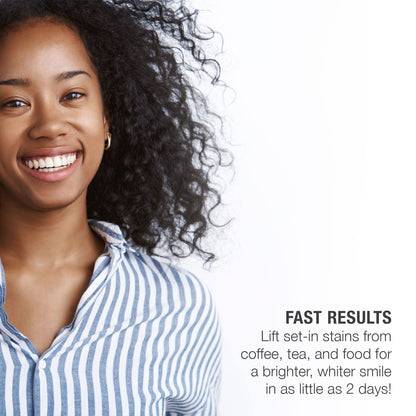 Ultimate White Teeth Whitening Strips – 6-Piece Activated Charcoal Kit
