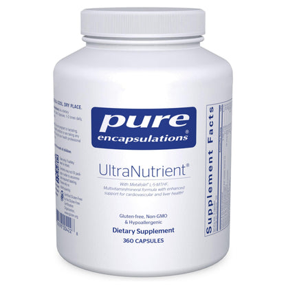 Pure Encapsulations UltraNutrient: Minerals & Multivitamins for Liver & Heart Support | Gluten Free, 360 Capsules