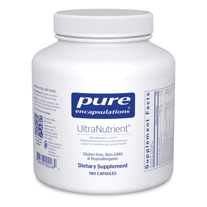 Pure Encapsulations UltraNutrient – Minerals & Multivitamins for Heart & Liver Support | Gluten Free, 180 Capsules