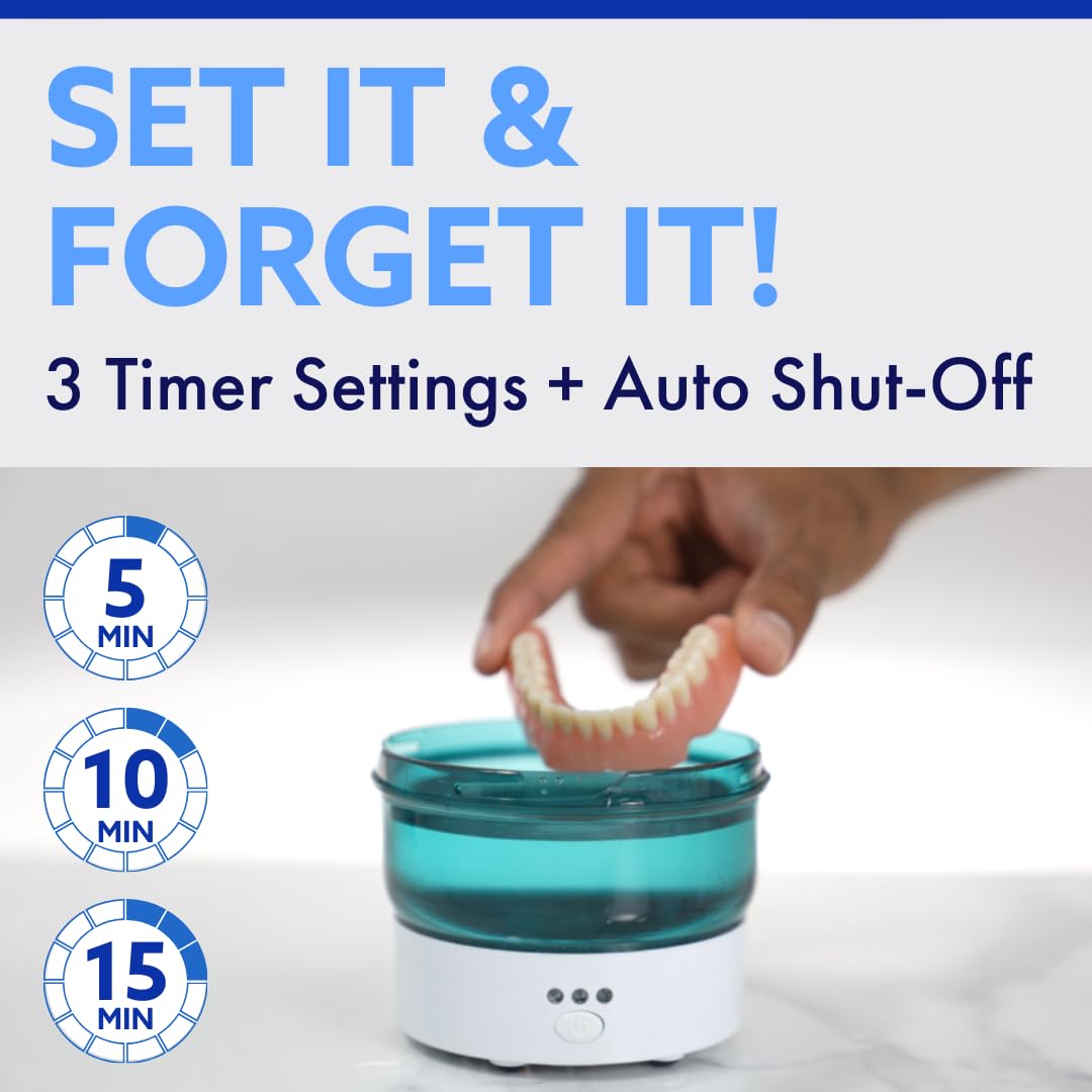 Dr. B Dental Ultrasonic Cleaner – High-Frequency Cleaning for Dentures & Aligners