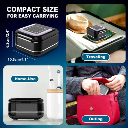 Ultrasonic Retainer Cleaner Machine – 42kHz 180ml Denture & Jewelry Cleaning