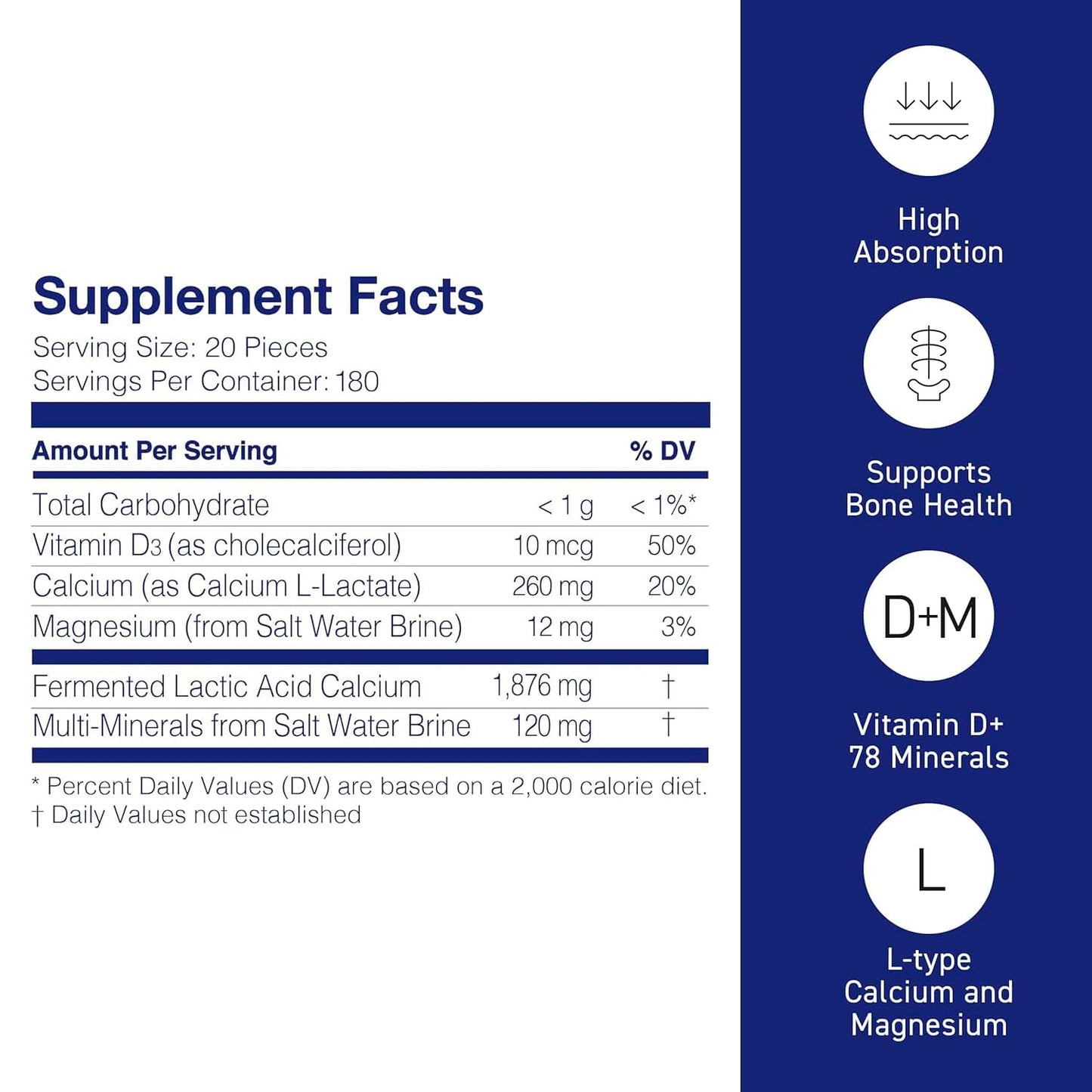 Umeken Mineral L-Calcium D3 360g, 3,600 Balls, 6-Month Supply