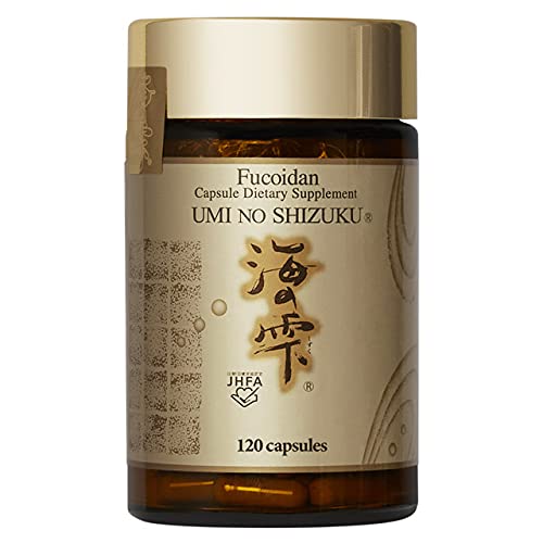 Umi no Shizuku Fucoidan Capsule – Immune Support with Mozuku, Mekabu & Agaricus (120 Caps)
