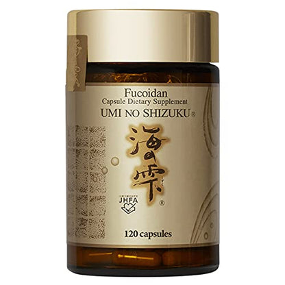 Umi no Shizuku Fucoidan Capsule – Immune Support with Mozuku, Mekabu & Agaricus (120 Caps)