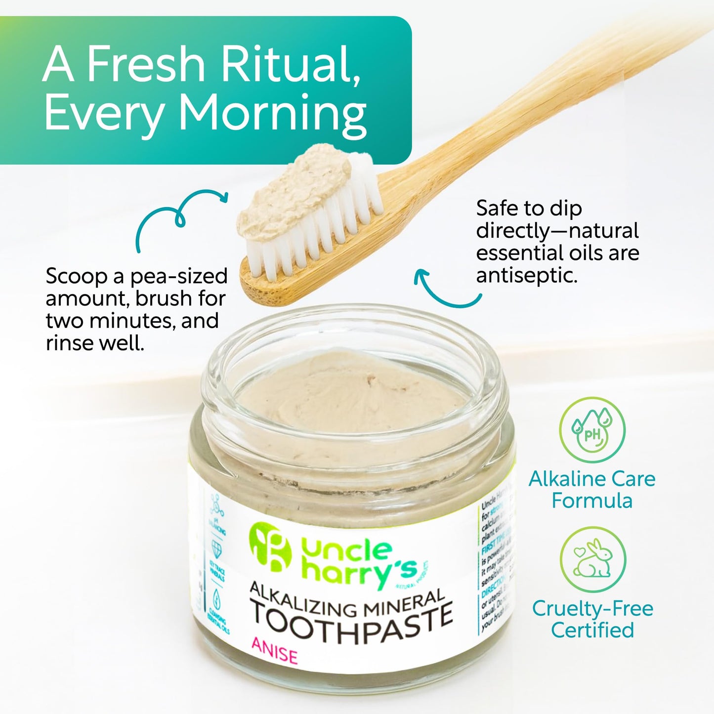 Uncle Harry's Anise Remineralizing Toothpaste — Natural Whitening & Enamel Support