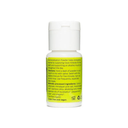 Uncle Harry’s Peppermint Remineralization Tooth Powder - Fluoride Free, Vegan 1 oz