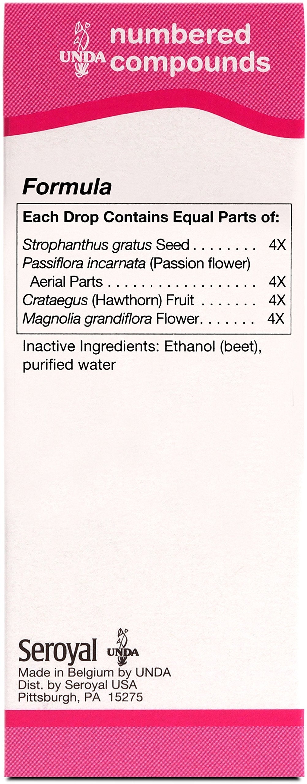 UNDA 248 Numbered Compounds – Homeopathic Preparation (0.7 fl oz)