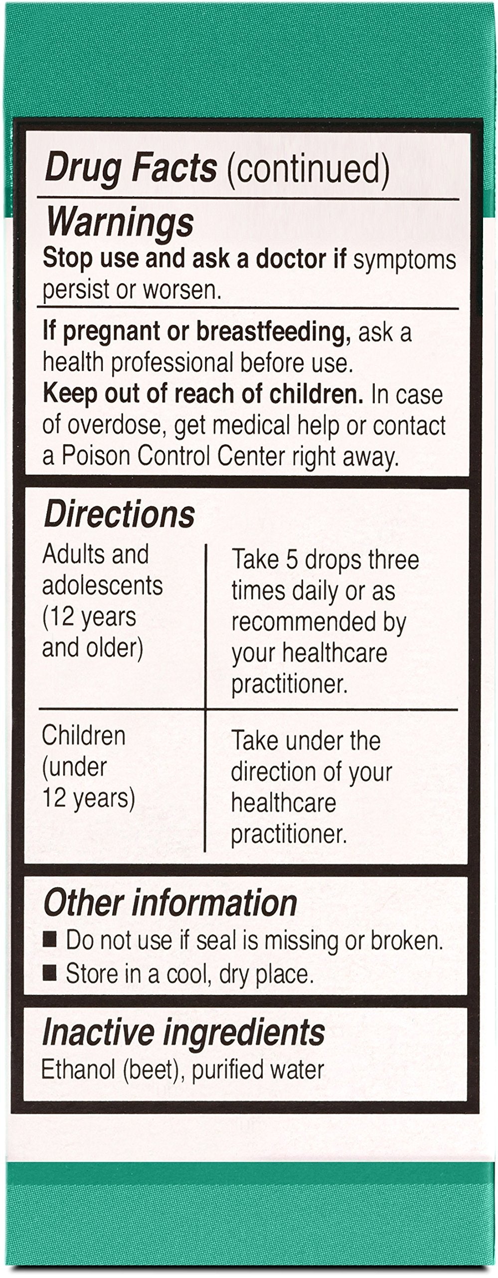 UNDA 4 Numbered Compounds – Homeopathic Preparation (0.7 fl oz)