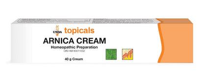UNDA Arnica Cream - Homeopathic Remedy for Sprains & Bruises - 1.4 oz