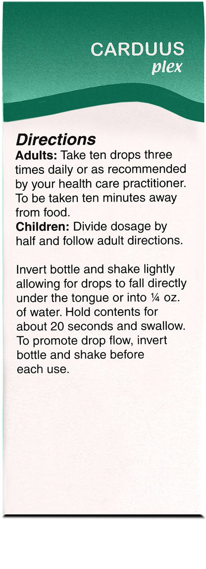UNDA Carduus Plex | Homeopathic Remedy for Temporary Relief of Digestive Symptoms | 1 fl oz