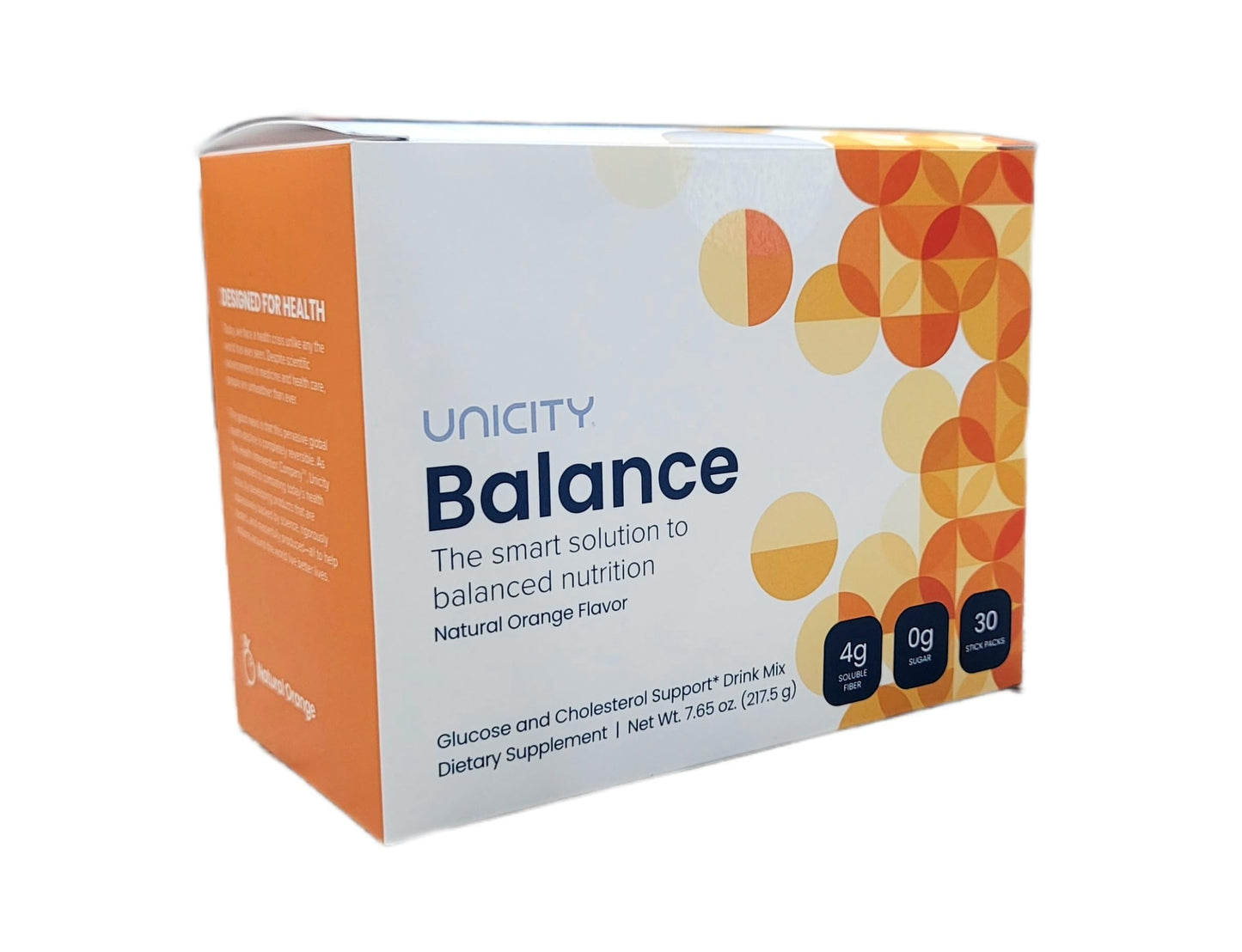 Unicity Balance Natural Orange – Stay Full Longer, Slow Carbs, 30 Packets