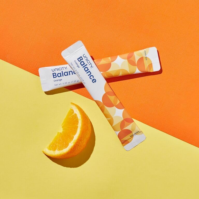 Unicity Balance Natural Orange – Stay Full Longer, Slow Carbs, 30 Packets