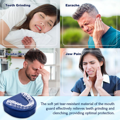 Anti Grinding Guard – Mouth Guard for Grinding Teeth at Night (12 Cleaning Tablets)