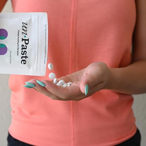 Unpaste Toothpaste Tablets - New Formula, Fluoride Mint, Xylitol Free, 250ct