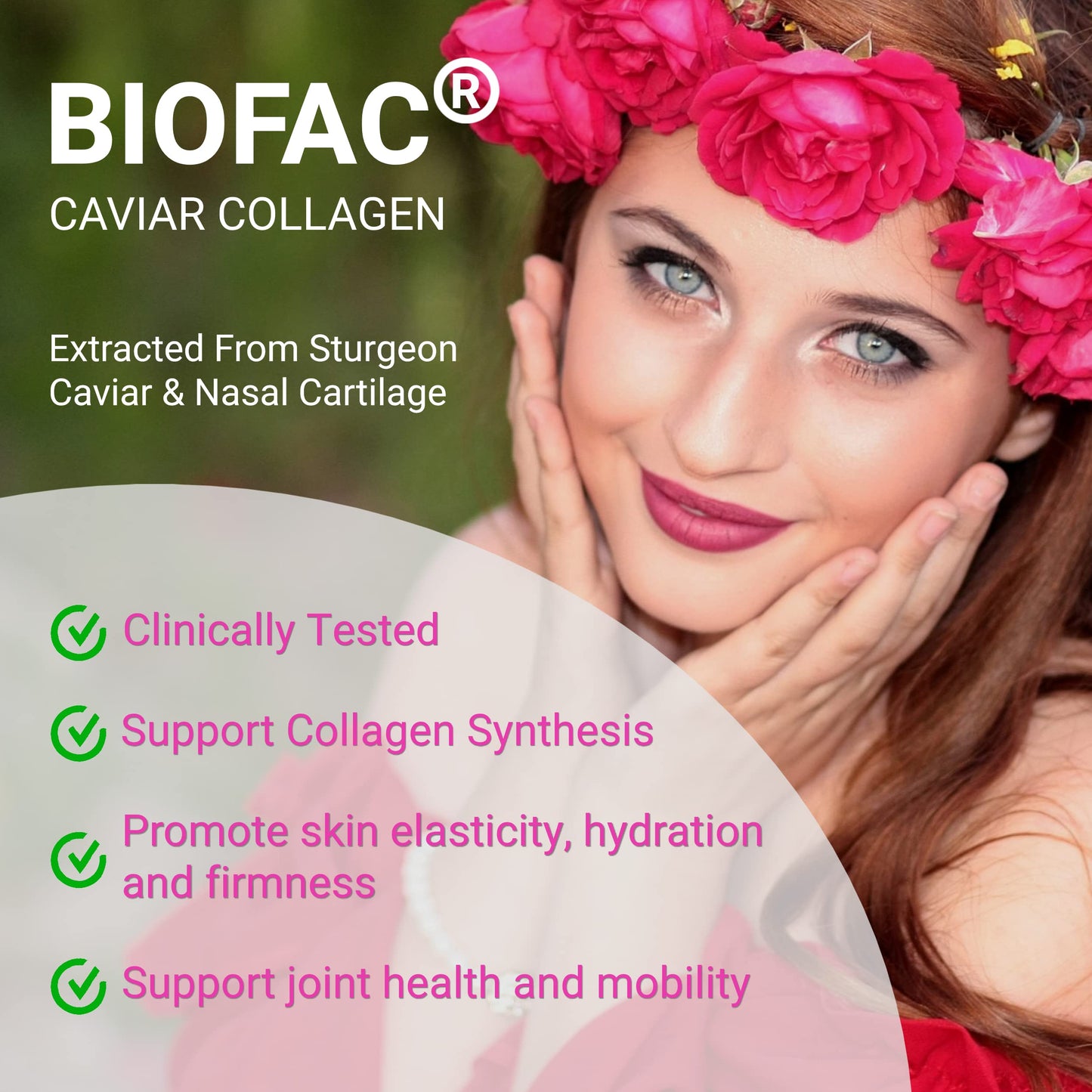 UpNourish Probiotics: Caviar Collagen with Prebiotics for Women | Digestive, Skin & Feminine Health (30 Fast-melt Packets)