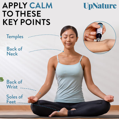 UpNature Calm Essential Oil Roll-On – 100% Natural Stress Relief