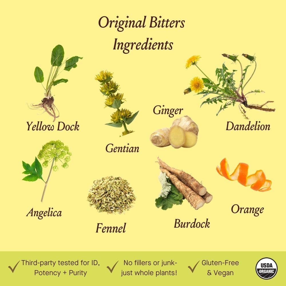 Urban Moonshine Original Digestive Bitters – Debloat, Gut Health & Appetite Support (8 fl oz)