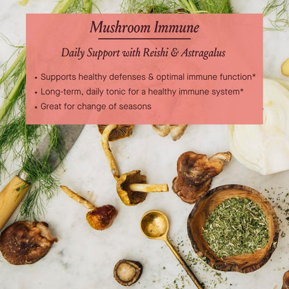 Urban Moonshine Mushroom Immune – Daily Immune Support with Reishi & Astragalus (Gluten Free, 8.4 Fl Oz)