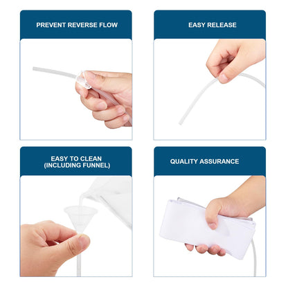 Urine Test Complete Kit – At-Home Practice with Funnel, Temperature Strip & Lining Sample Bag