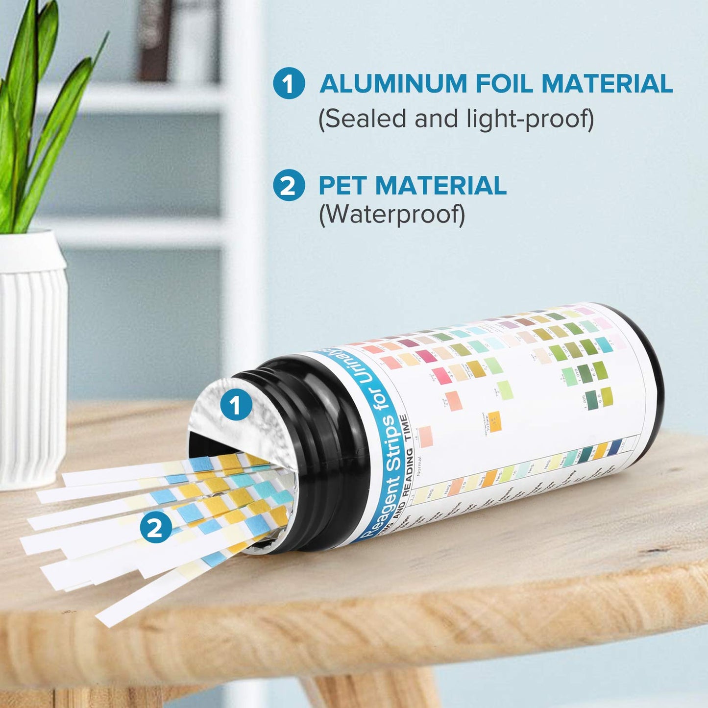 Urine Test Strips 14 Parameters – 100 Count | Fast 60s Results