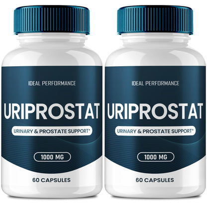 Uriprostat Prostate Health Supplements for Men - All-Natural Capsules (2 Pack)