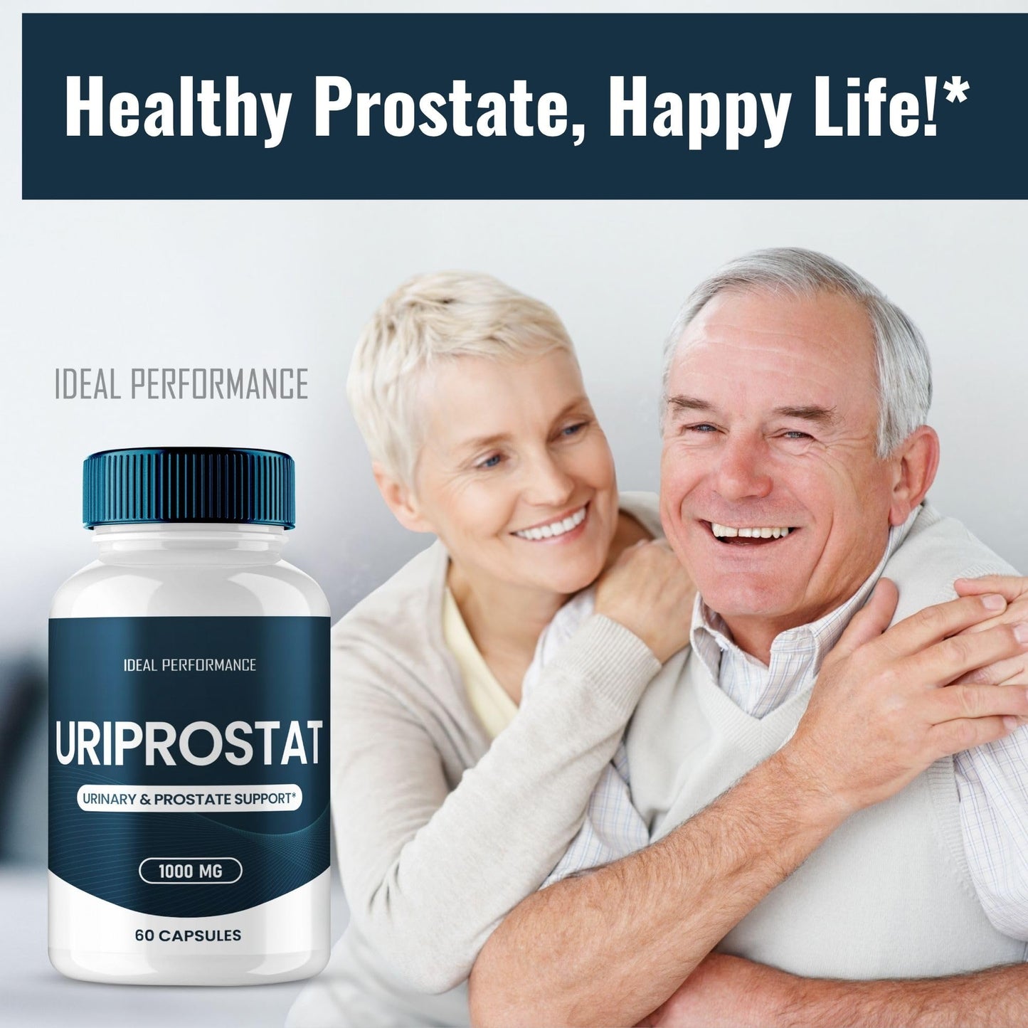 Uriprostat Prostate Health Supplements for Men - All-Natural Capsules (2 Pack)