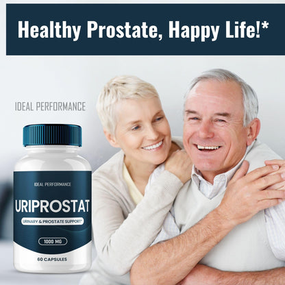 Uriprostat Prostate Health Supplements for Men - All-Natural Capsules (2 Pack)