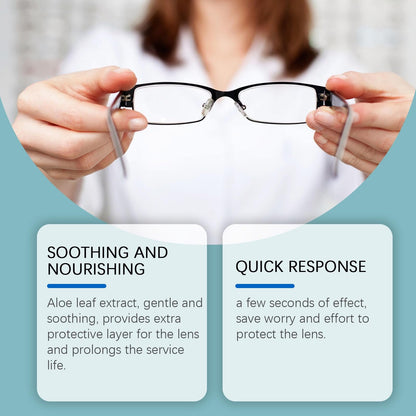 Urnuos 2PCS Lens Scratch Remover – Eyeglass Cleaner Spray & Lens Scratch Repair for Glasses