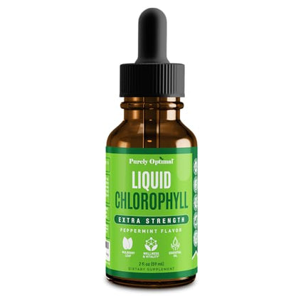 Premium Chlorophyll Liquid Drops - 118 Servings, 100% Natural & Gluten Free | Non-GMO, USA Made