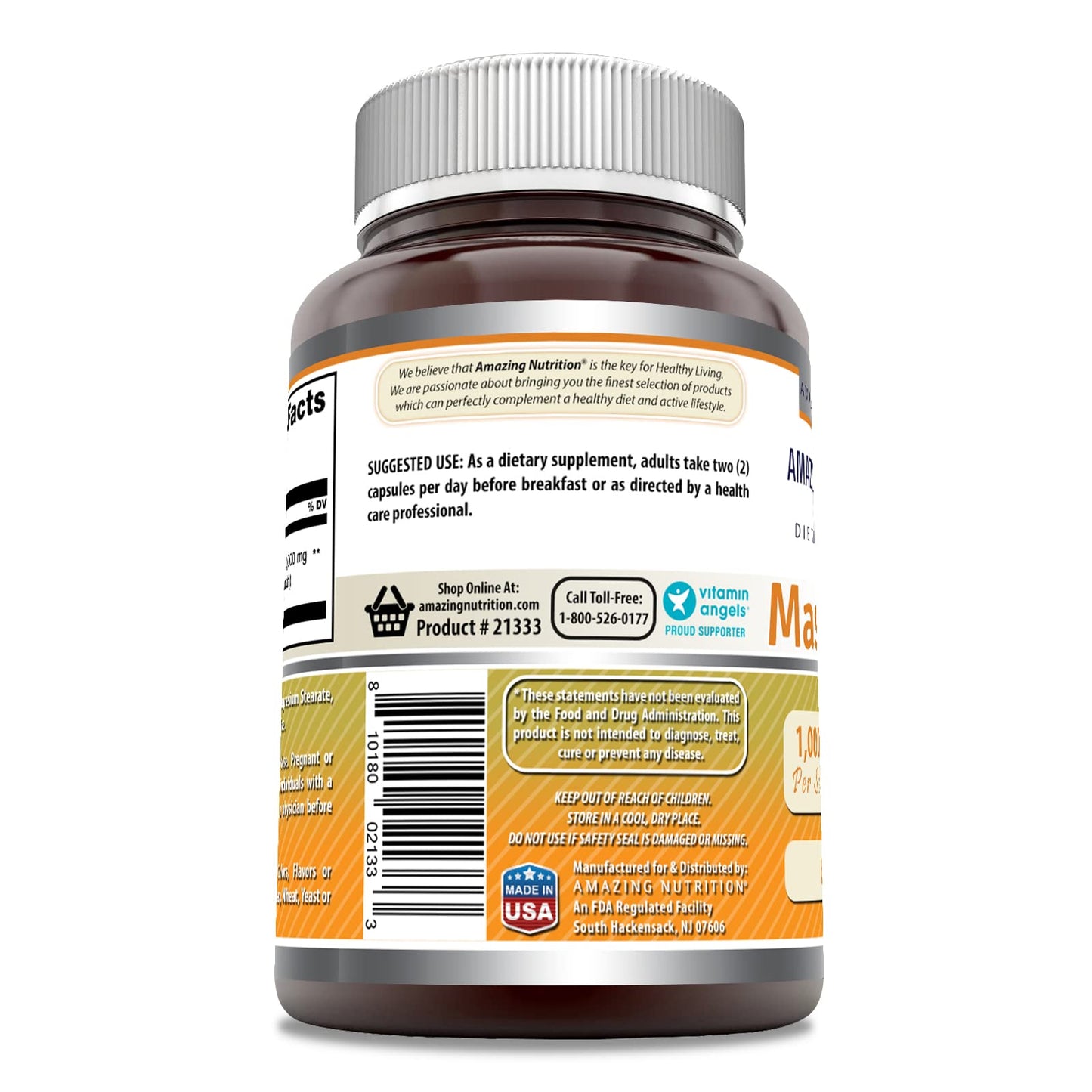 Amazing Formulas Mastic Gum 1000 mg – 60 Count Capsules – Non-GMO, Gluten Free, Made in USA