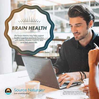 Source Naturals Life Force Vegan Multiple – 60 Tablets | All-Vegan Multivitamin