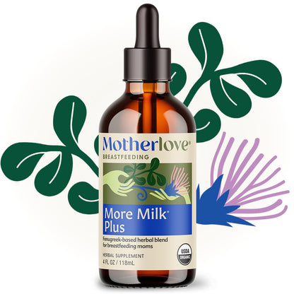 Motherlove More Milk Plus Tincture – Organic Fenugreek-Based Lactation Support (4 oz)